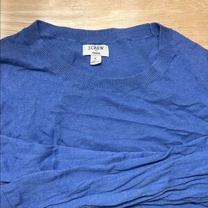J. Crew Factory Classic Blue teddie Sweater
